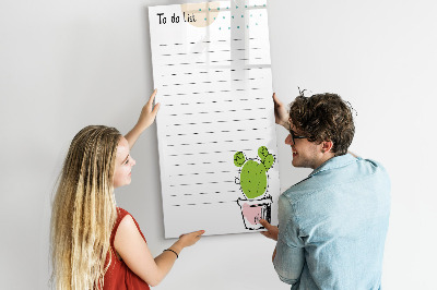 Magnettafel mit Marker To-Do-Liste