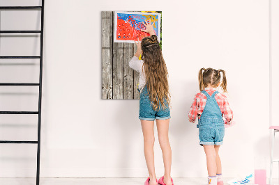 Magnetische Schreibtafel Sonnenblumen aus Holz