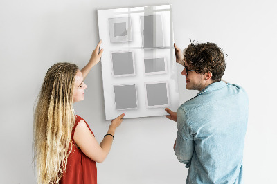 Magnetische Schreibtafel Fotorahmen