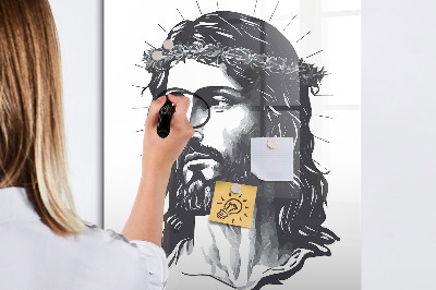 Magnetische Schreibtafel Jesus Christus