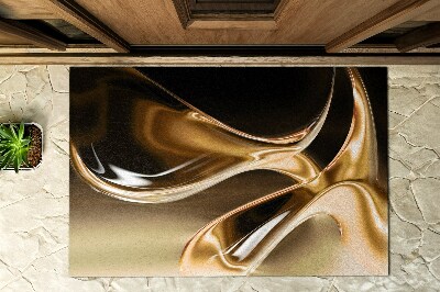 Matten für draußen Abstraktes Gold