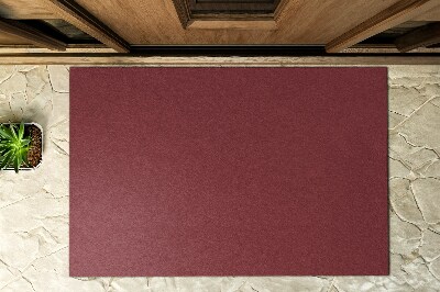 Outdoor-Türmatte vor der Tür Purpurrot