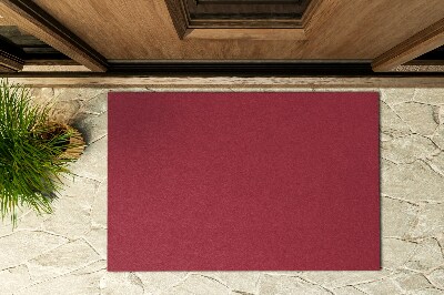 Outdoor-Türmatte vor der Tür Nachtrot
