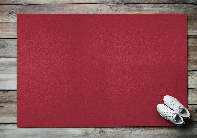 Outdoor-Türmatte vor der Tür Nachtrot