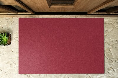 Outdoor-Türmatte vor der Tür Nachtrot