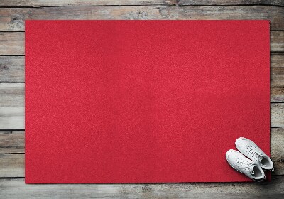 Outdoor-Türmatte vor der Tür Rotes Quartett