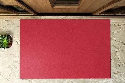 Outdoor-Türmatte vor der Tür Rotes Quartett