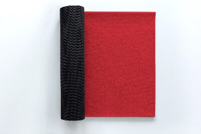 Outdoor-Türmatte vor der Tür Verliebt in Rot