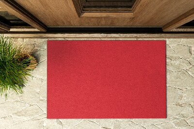 Outdoor-Türmatte vor der Tür Verliebt in Rot
