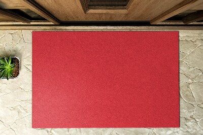 Outdoor-Türmatte vor der Tür Verliebt in Rot