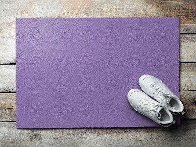 Outdoor-Türmatte vor der Tür Wiese Violett