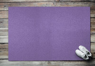 Outdoor-Türmatte vor der Tür Wiese Violett