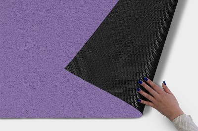 Outdoor-Türmatte vor der Tür Wiese Violett