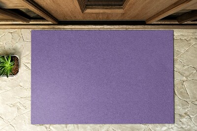 Outdoor-Türmatte vor der Tür Wiese Violett