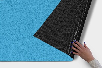 Outdoor-Türmatte vor der Tür Blaue Ufer