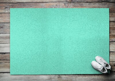Outdoor-Türmatte vor der Tür Blasse Minze