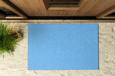 Outdoor-Türmatte vor der Tür Sommerblau