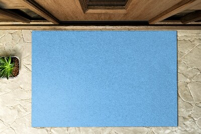 Outdoor-Türmatte vor der Tür Sommerblau