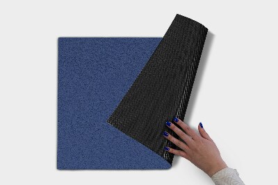 Outdoor-Türmatte vor der Tür Nachtblau