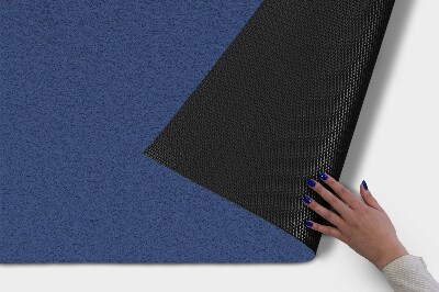 Outdoor-Türmatte vor der Tür Nachtblau