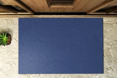 Outdoor-Türmatte vor der Tür Nachtblau