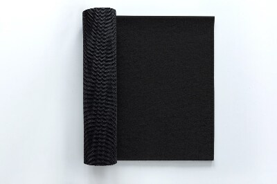 Outdoor-Türmatte vor der Tür Kräftiges Schwarz