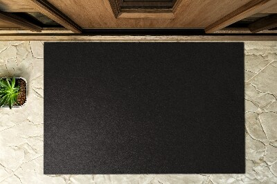 Outdoor-Türmatte vor der Tür Kräftiges Schwarz