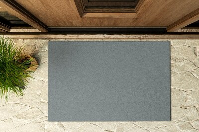 Outdoor-Türmatte vor der Tür Kies Grau