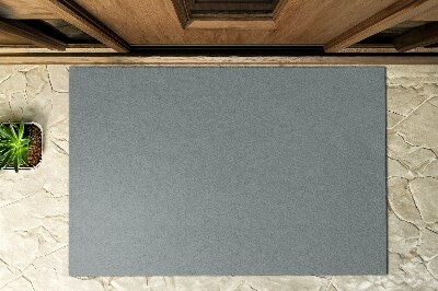 Outdoor-Türmatte vor der Tür Kies Grau
