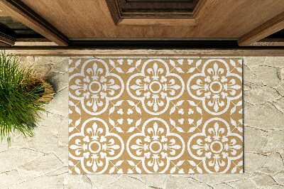 Fußmatte vor dem Haus Geometrische Ornamente