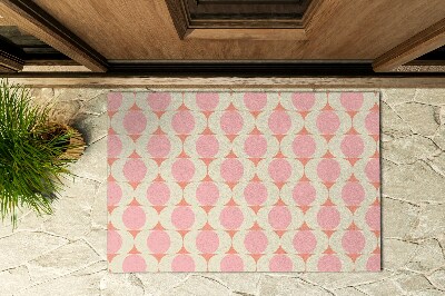 Fußmatte vor dem Haus Geometrisches Motiv