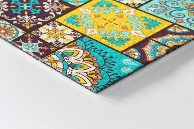 Fußmatte vor dem Haus Mehrfarbiges Mosaik