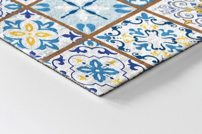 Außentürmatte vor der Tür Geometrische Ornamente