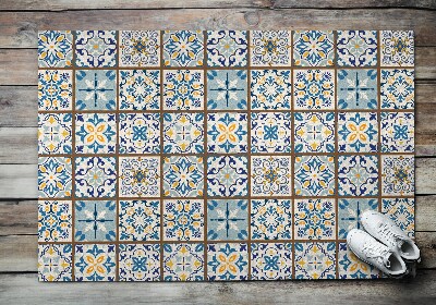 Außentürmatte vor der Tür Geometrische Ornamente
