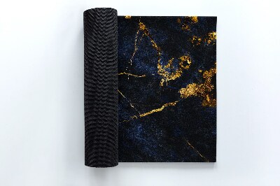 Türmatten vor der Tür Marineblauer Marmor