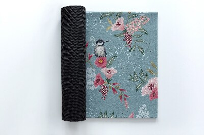 Fußmatte für den Außenbereich vor der Tür Avifauna und Flora