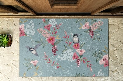 Fußmatte für den Außenbereich vor der Tür Avifauna und Flora