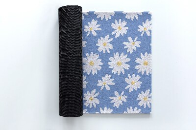 Außentürmatte vor der Tür Florales Muster