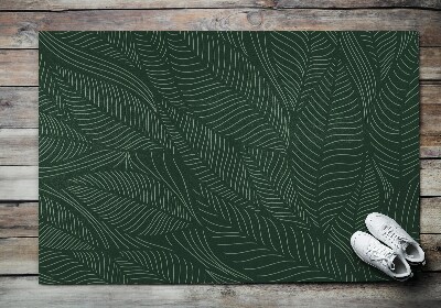 Outdoor-Türmatte vor der Tür Florales Muster