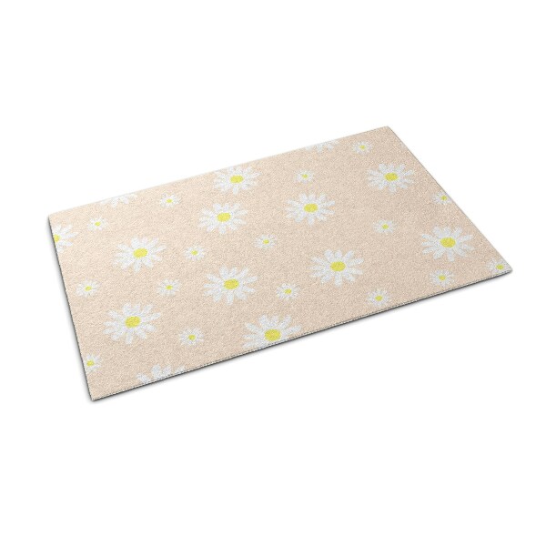 Außentürmatte vor der Tür Florales Motiv
