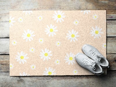 Außentürmatte vor der Tür Florales Motiv
