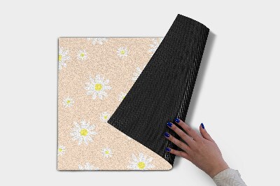 Außentürmatte vor der Tür Florales Motiv