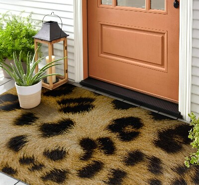 Matten für den Außenbereich vor der Tür Gepardenflecken