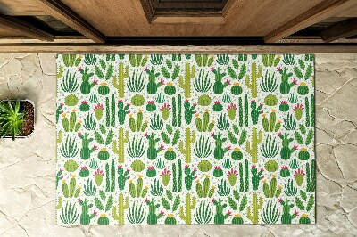 Matten für draußen Kaktus-Motiv