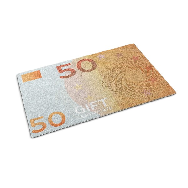 Türmatten vor der Tür Euro-Währung