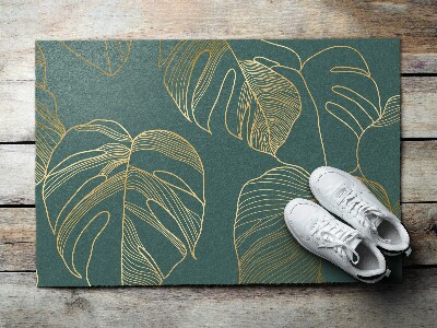 Türmatten vor der Tür Vergoldete Monstera