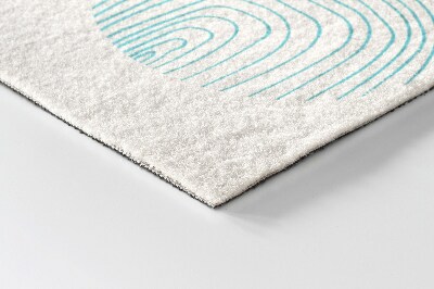 Große Matte für draußen Kreise und Linien