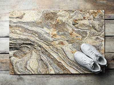 Große Outdoor-Fußmatte Marmor