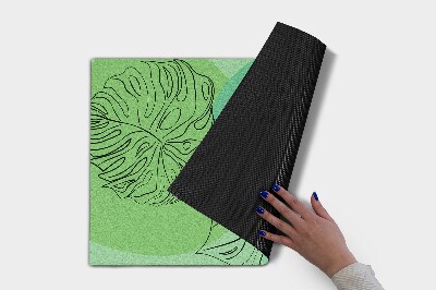 Outdoor-Türmatte vor der Tür Die Monstera geht