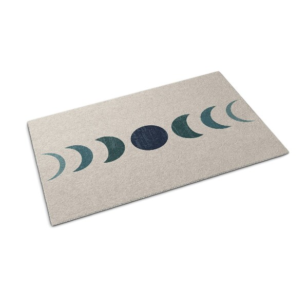 Outdoor-Türmatte vor der Tür Mond-Muster